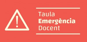 cARTELL tAULA EMERGÈNCIA DOCENT