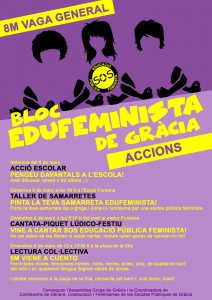 cARTELL edufeminista-gracia