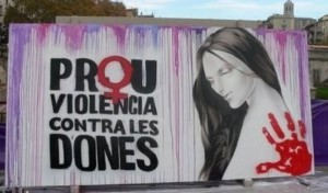 Grafitty contra violencia dones